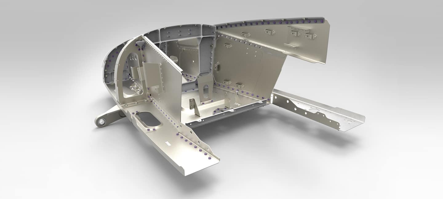 Meca-Produits_Slider - sheet metal parts - aérostructure