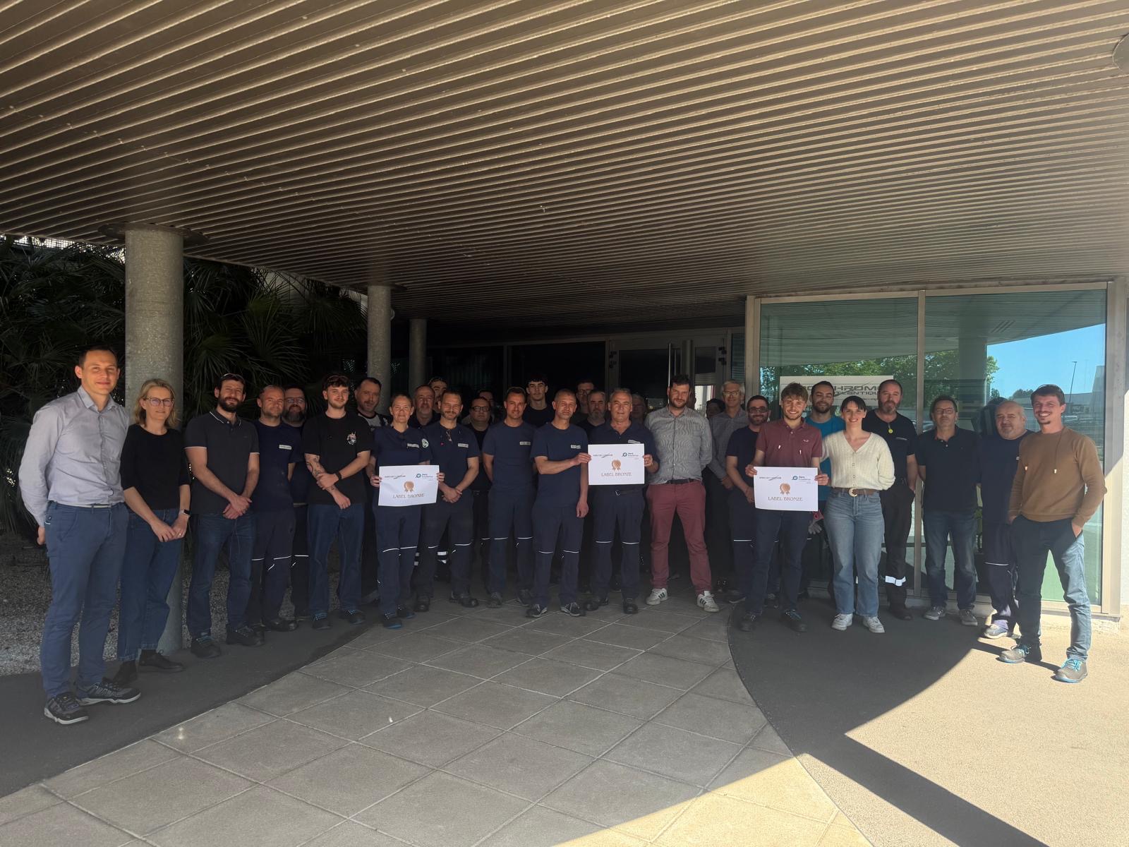 Certification Label Bronze Aero Excellence à Nantes